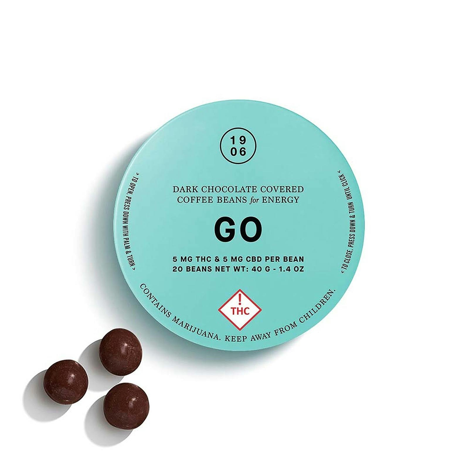 1:1 GO Dark Chocolate Espresso Beans 200mg